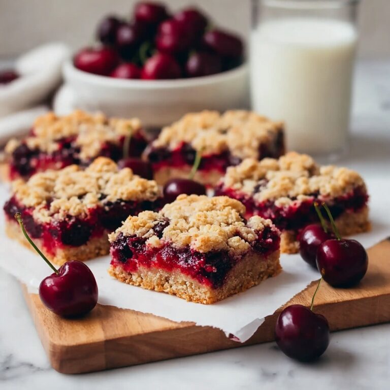 Cherry Crumble Bars Recipe