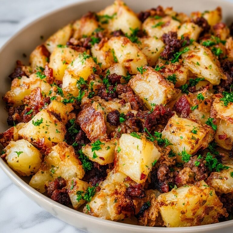 Classic Corned Beef Hash with Crispy Potatoes and Fried Eggs Recipe