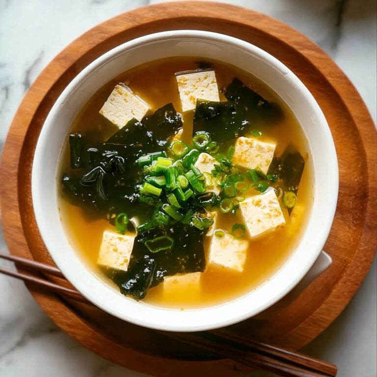 Homemade Miso Soup with Tofu Recipe