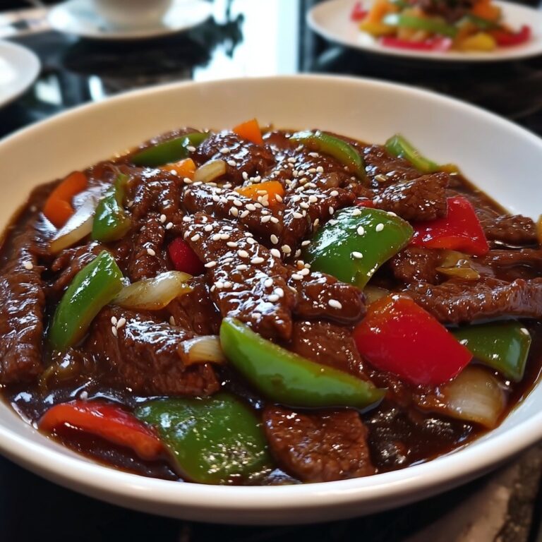 Easy Chinese Pepper Steak Recipe