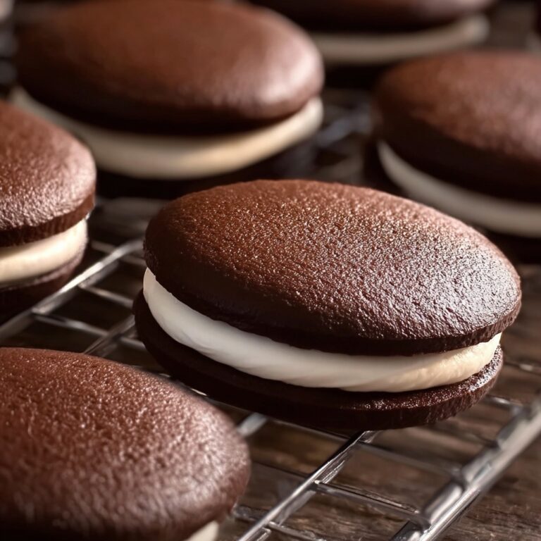 Chocolate Whoopie Pies with Marshmallow Fluff Filling Recipe