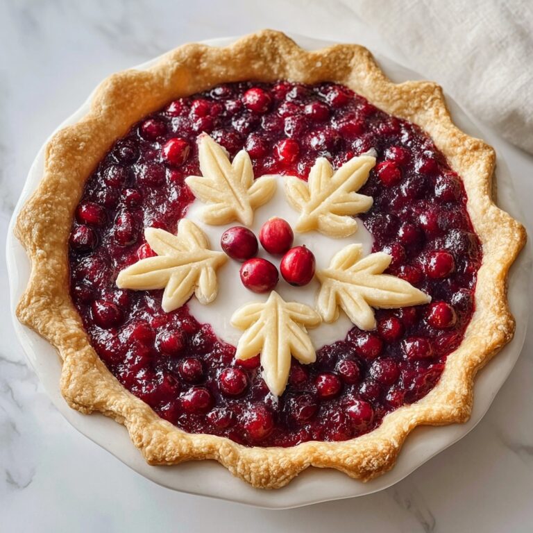 Cranberry Orange Custard Pie Recipe