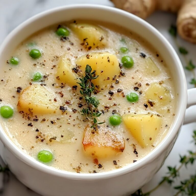 Creamy Potato and Pea Chowder Recipe