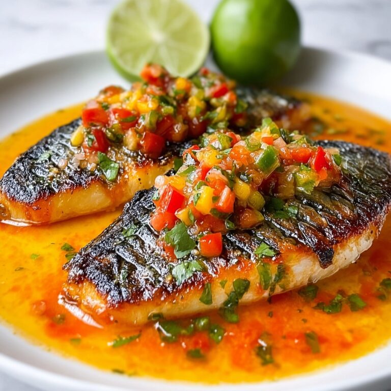 Red Snapper with Creamy Creole Sauce Recipe