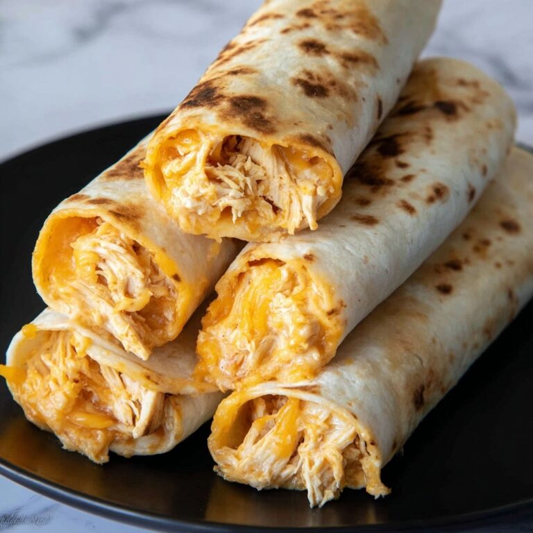 Baked Chicken Flautas Recipe
