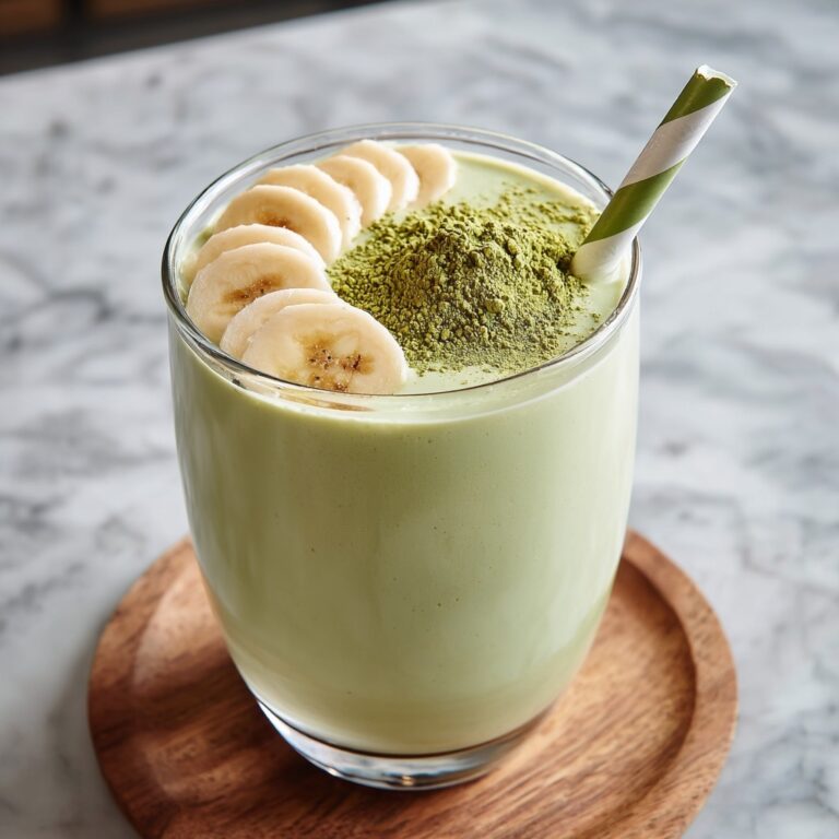 Banana Matcha Smoothie Recipe