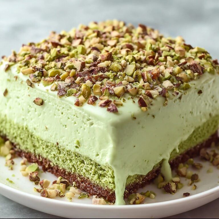 Saint Patrick’s Day Pistachio Pudding Cake Recipe