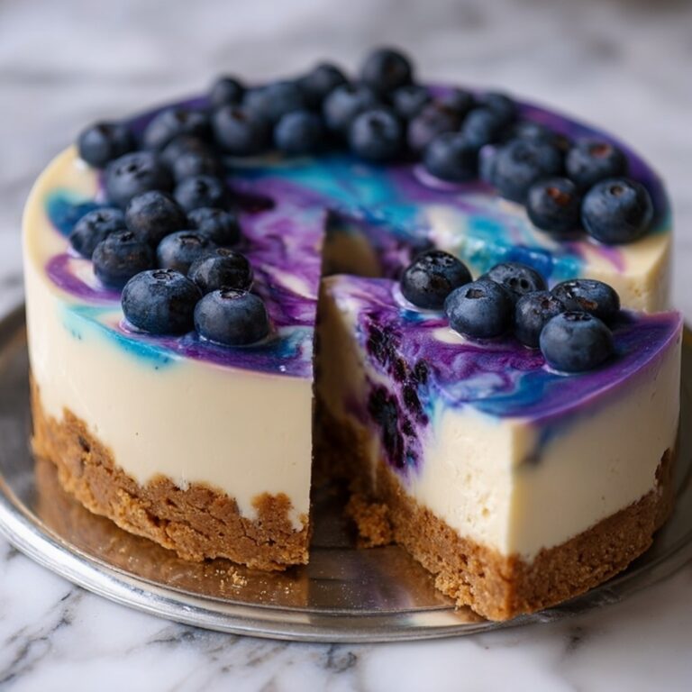 White Chocolate Blueberry Cheesecake Recipe