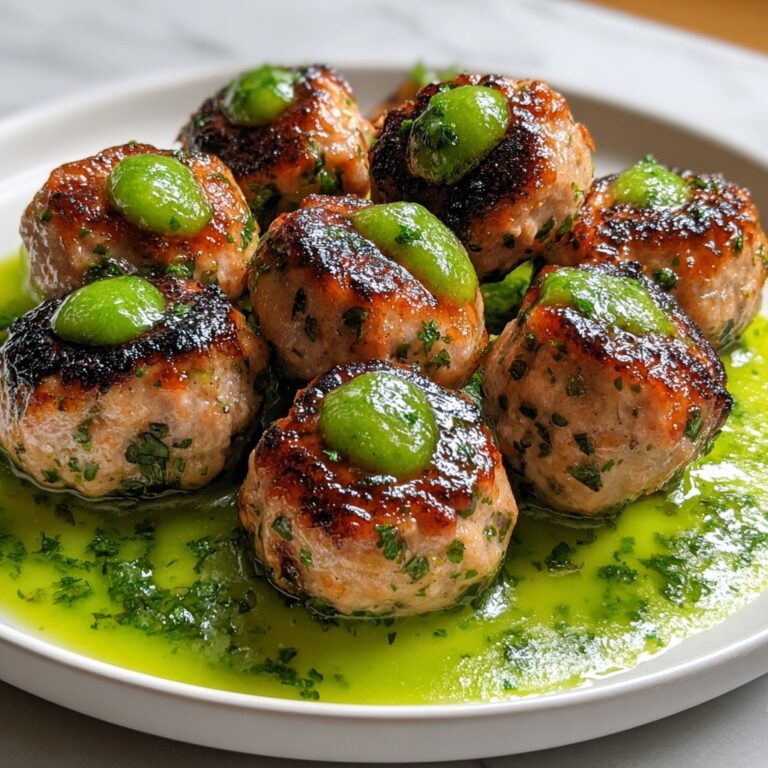 Baked Salmon Meatballs with Creamy Avocado Sauce Recipe