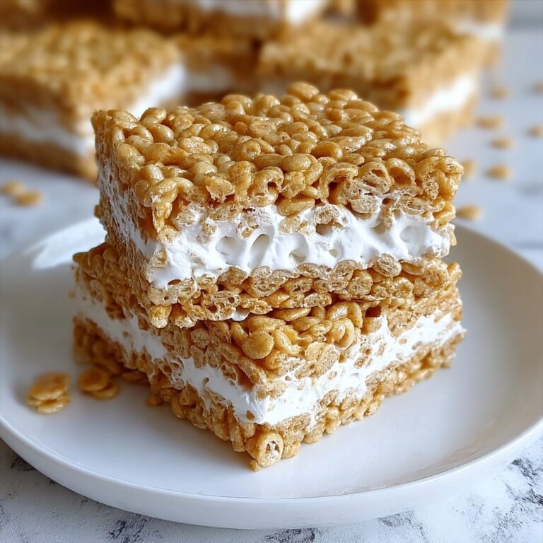 Fluffernutter Rice Krispie Treats Recipe