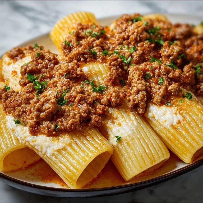 Creamy Ricotta Mince Stuffed Shell Pasta Recipe