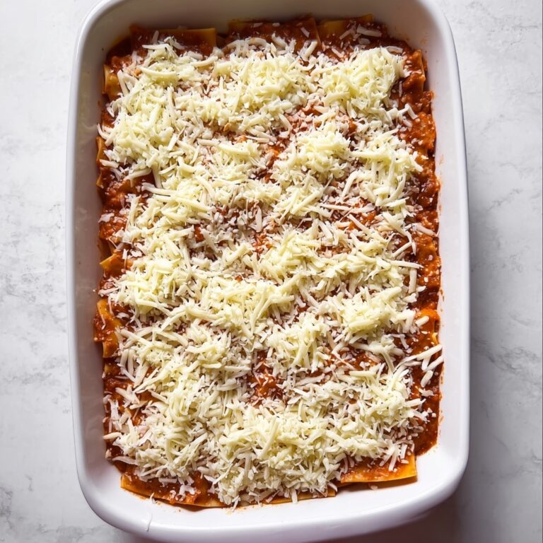 Cheesy Baked Tortellini Casserole with Meat Sauce Recipe