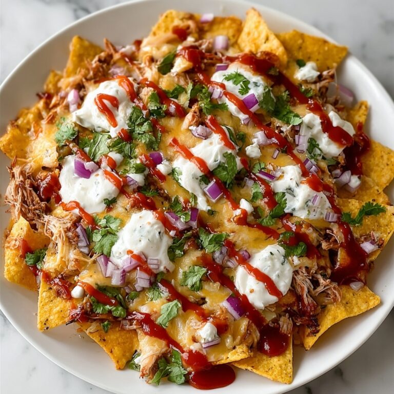 Pulled Chicken Chilaquiles with Spicy Tomato Sauce and Melted Cheese Recipe