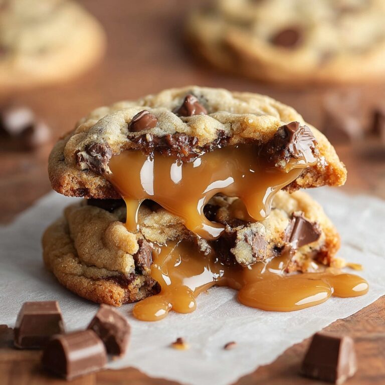 Caramel Chocolate Chip Cookies Recipe