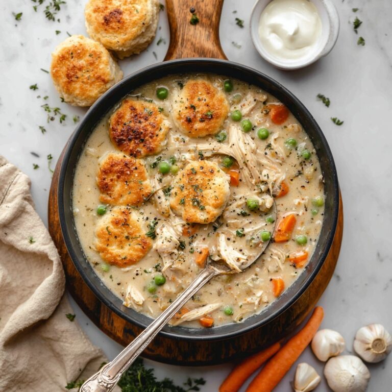Small Batch Chicken Pot Pie Soup for Two Recipe