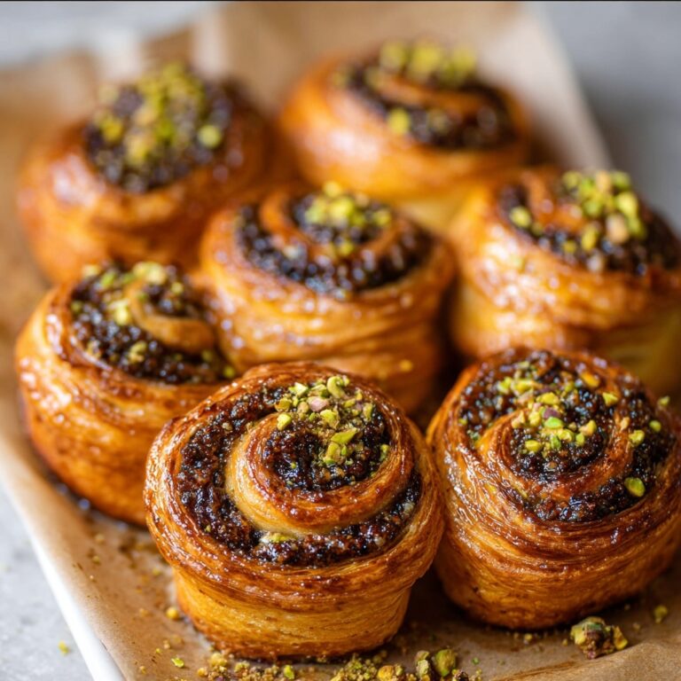 Pistachio Honey Baklava Rolls Recipe