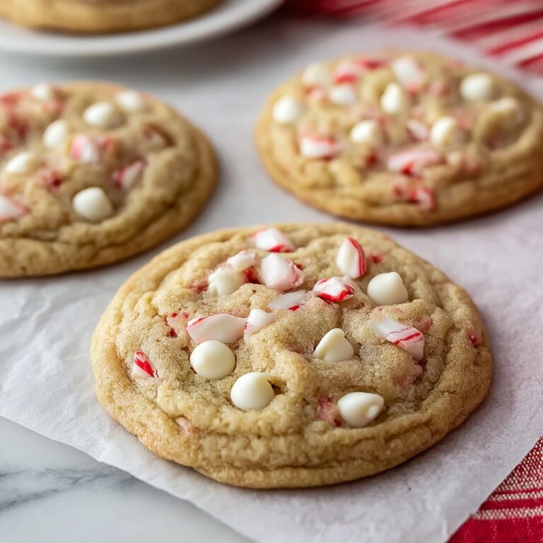 White Chocolate Candy Cane Cookies Recipe