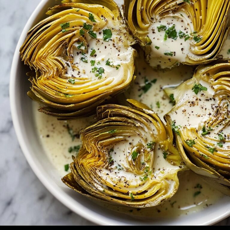 Roasted Artichokes with Garlic Butter Recipe