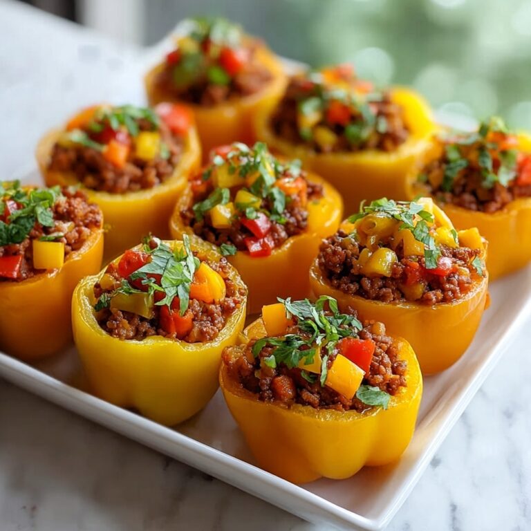 Easy Stuffed Mini Peppers Recipe
