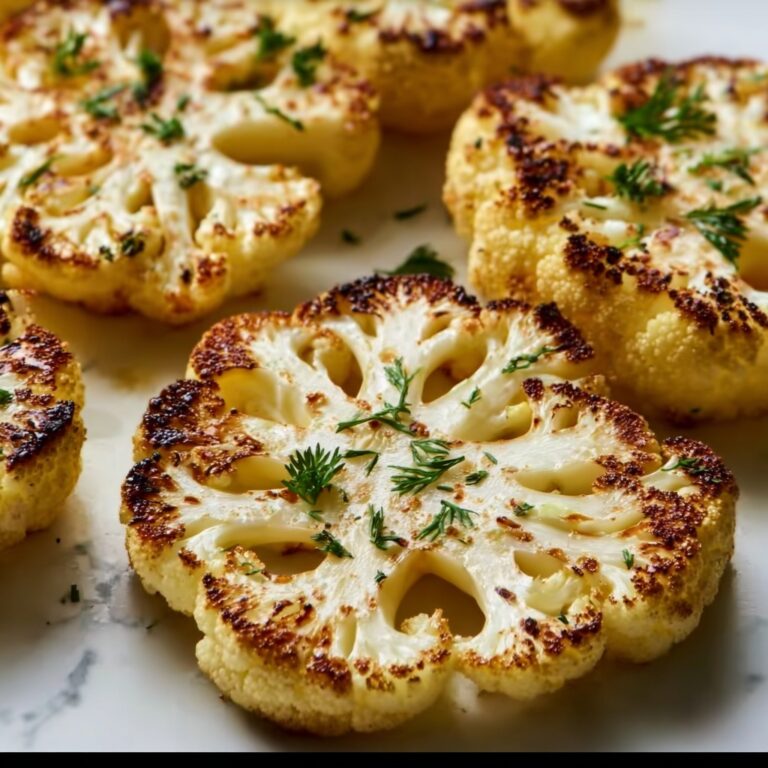 Cauliflower Steak with Smoked Paprika and Onion Powder Recipe