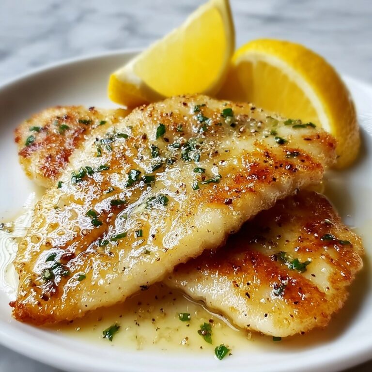 Pan-Fried Tilapia with Lemon Butter Sauce Recipe