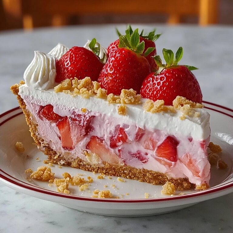 No-Bake Strawberry Crunch Cheesecake Recipe