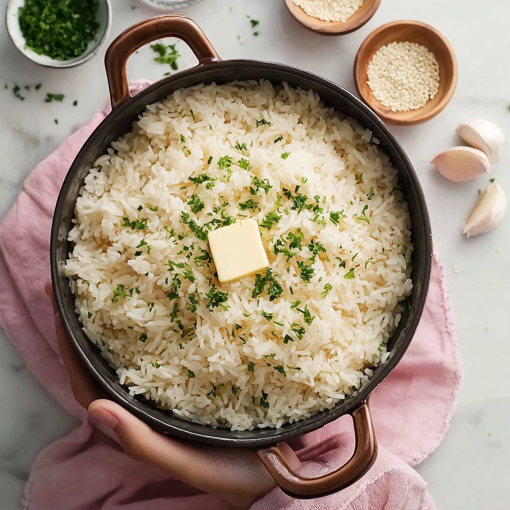 Garlic Butter Rice Recipe - Recipe Image