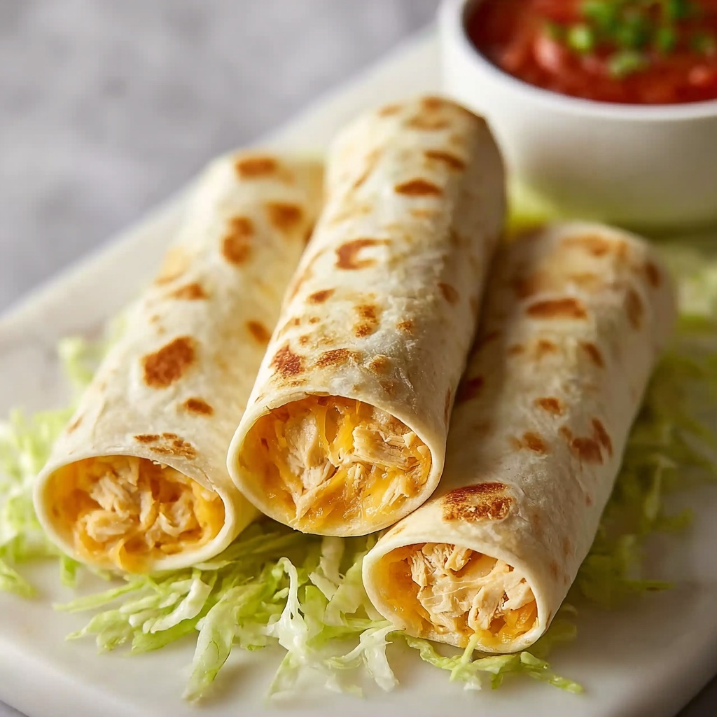 Easy Gluten-Free Chicken Taquitos Recipe - Recipe Image