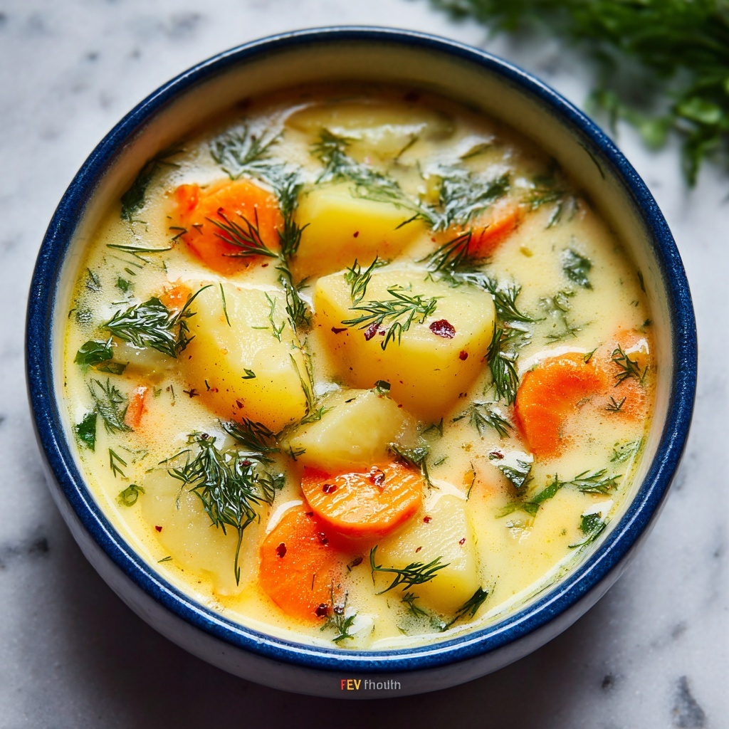 Polish Potato Soup (Zupa Ziemniaczana) Recipe - Recipe Image