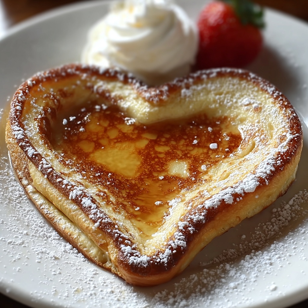 Heart-Shaped French Toast Recipe - Recipe Image