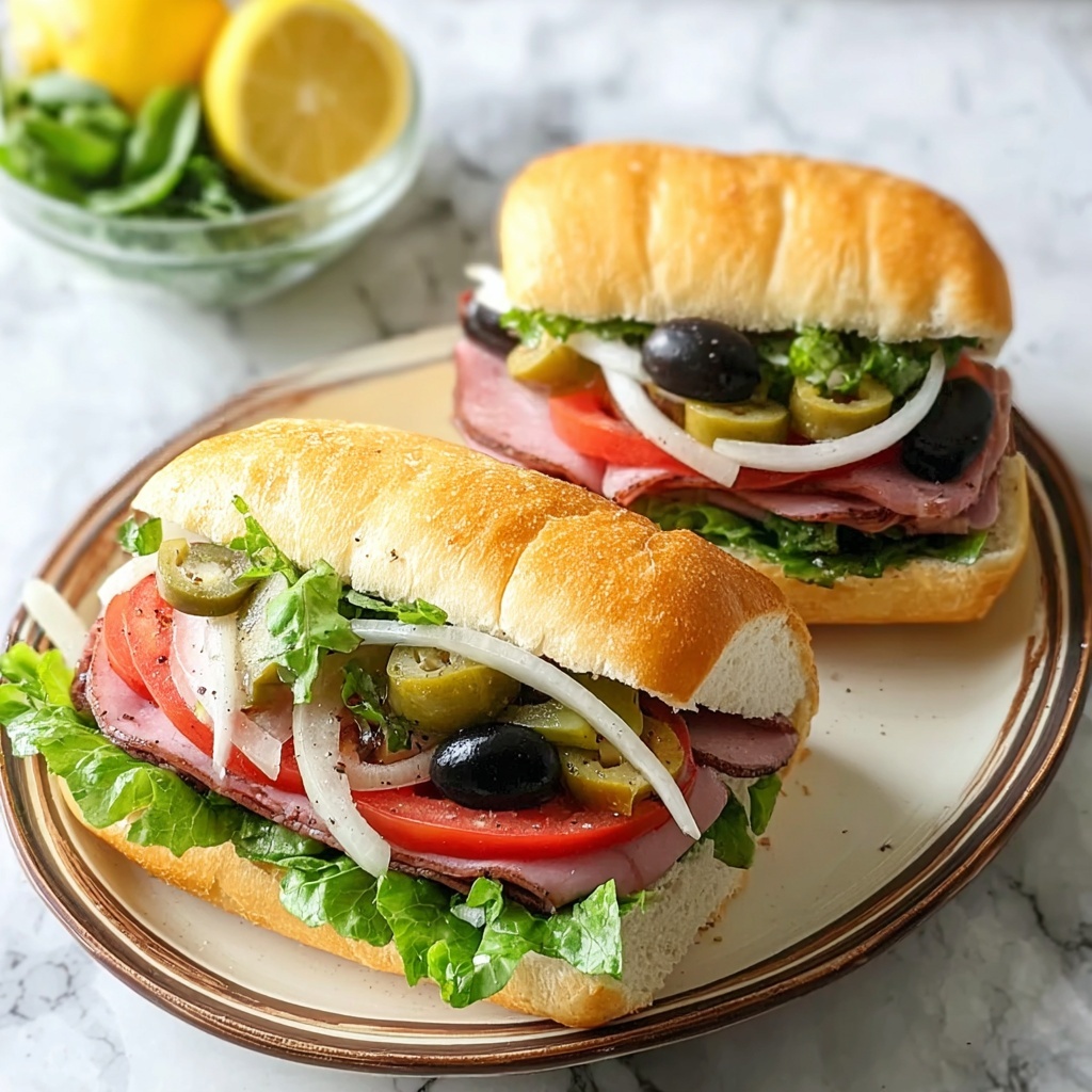 Italian Sub Sandwich Recipe - Recipe Image