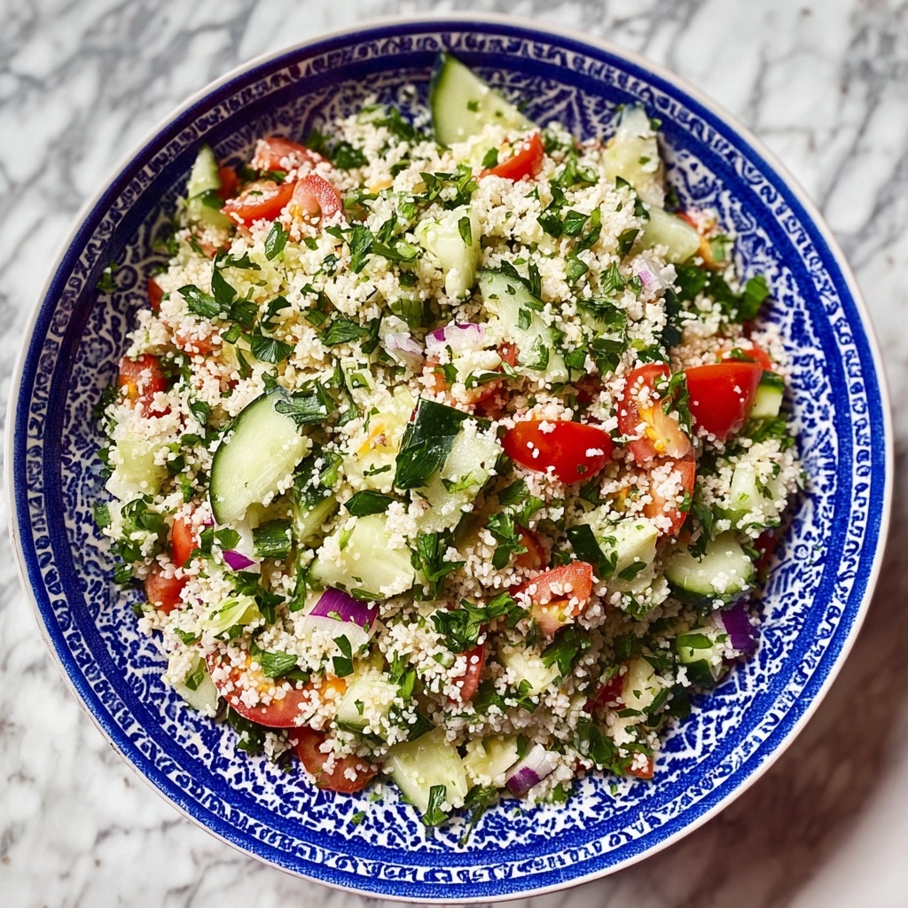 Cauliflower Rice Tabbouleh Recipe - Recipe Image
