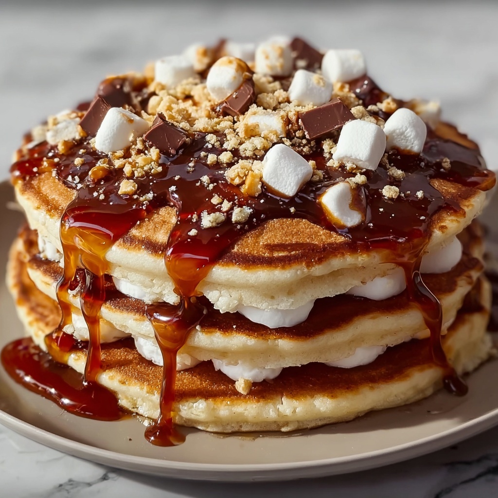 S’mores Pancakes Recipe - Recipe Image
