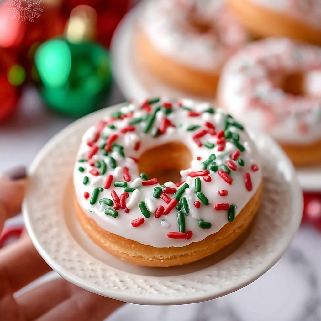 Christmas Doughnuts Recipe - Recipe Image