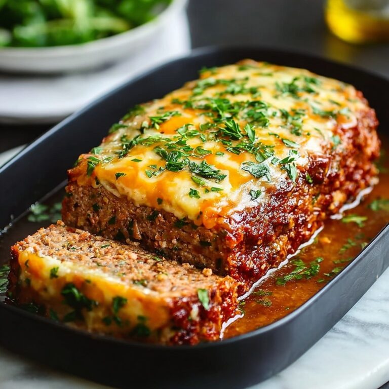 Melt-in-Your-Mouth Garlic Parmesan Chicken Meatloaf Recipe