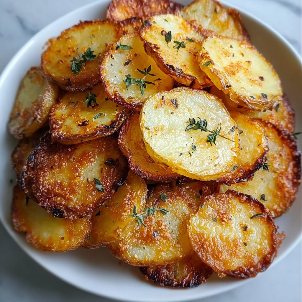Parmesan Crusted Potatoes Recipe - Recipe Image