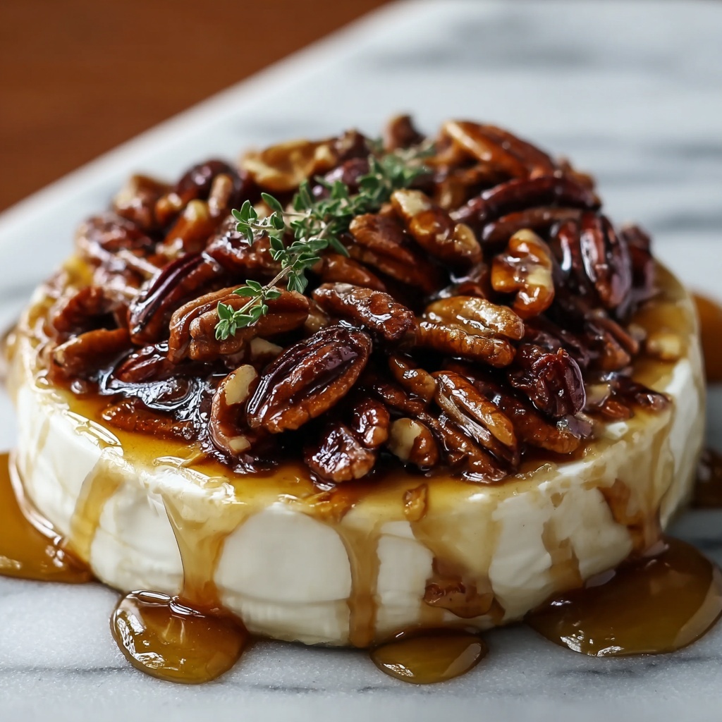 Maple Pecan Baked Brie Recipe - Recipe Image
