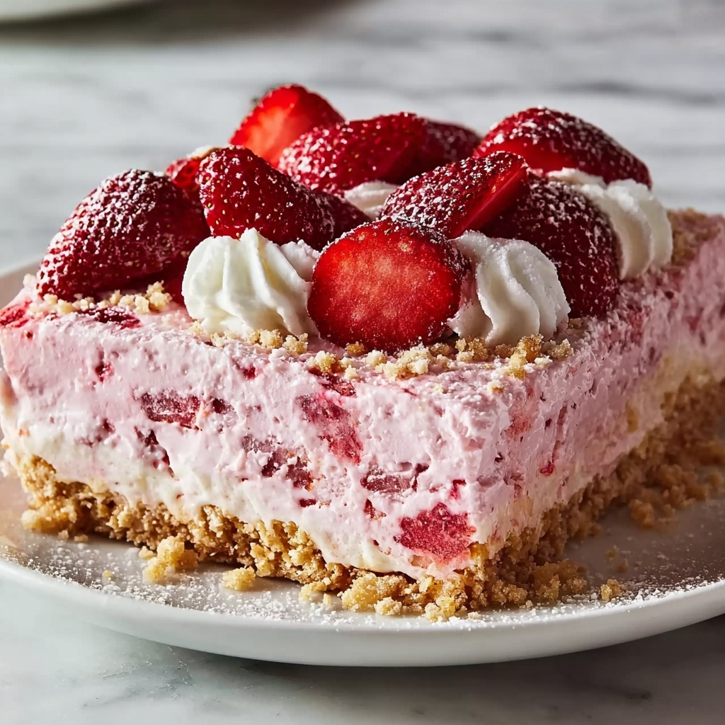 Strawberry Shortcake Freezer Pie Recipe - Recipe Image