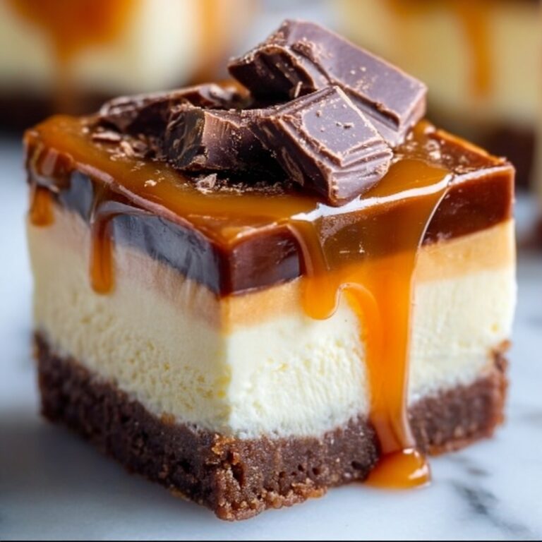 No Bake Chocolate Caramel Cheesecake Bites Recipe