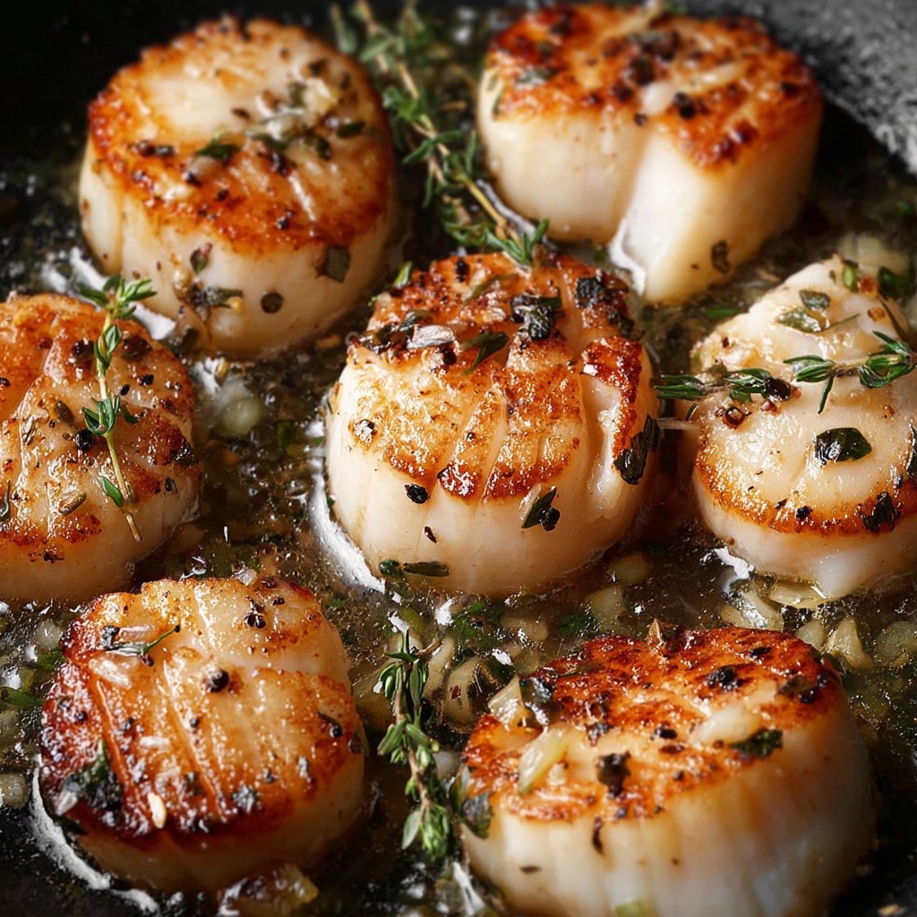 Brown Butter Scallops Recipe - Recipe Image