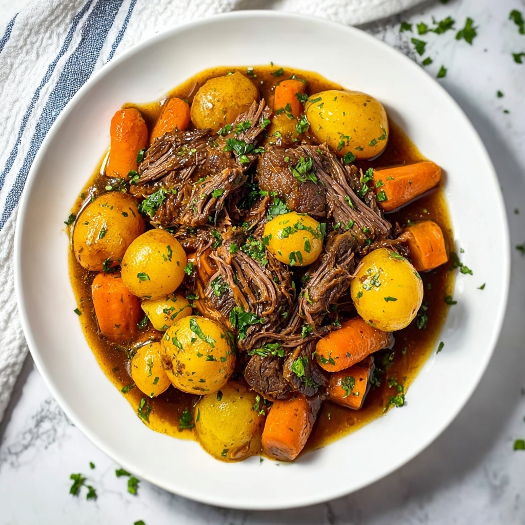 Crock Pot Pot Roast Recipe - Recipe Image