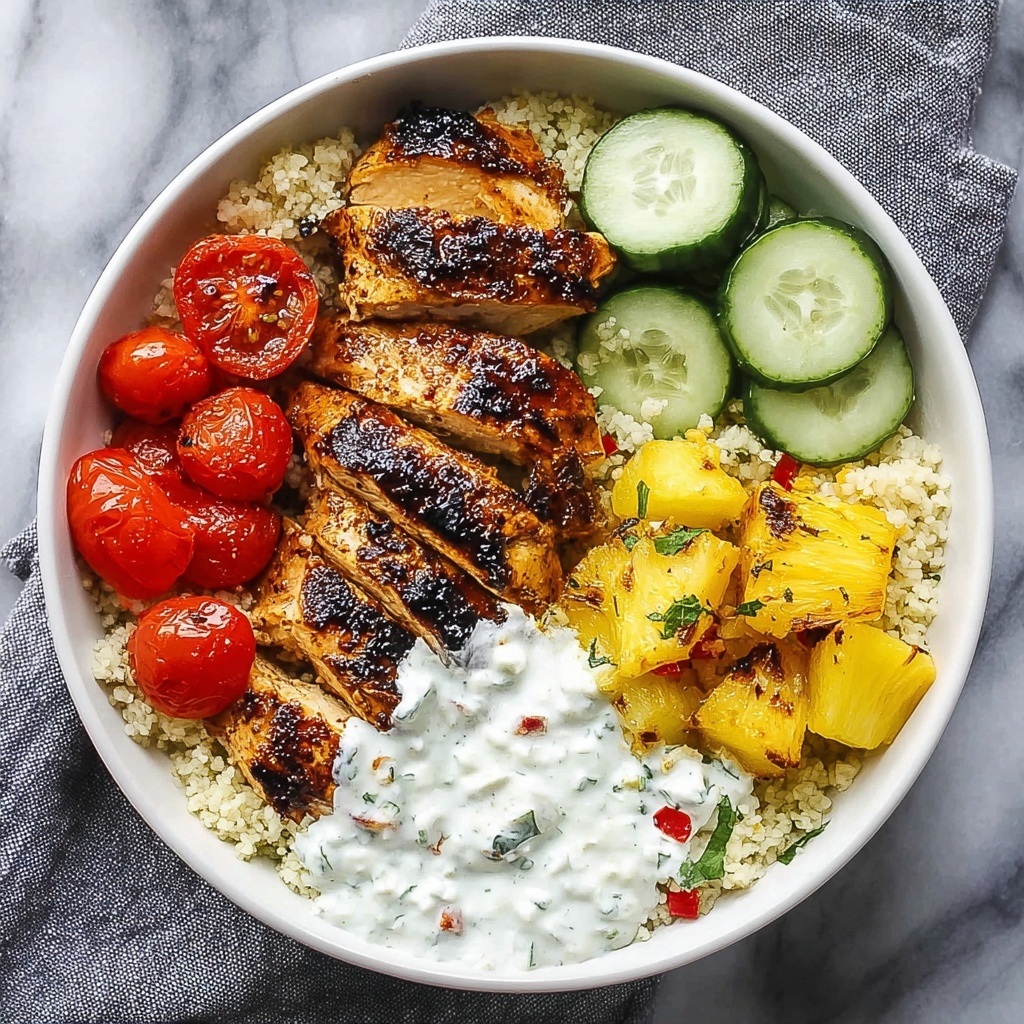 Greek Chicken Tzatziki Bowls Recipe - Recipe Image