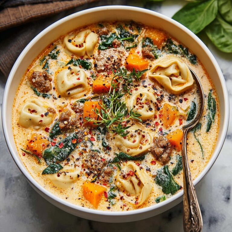 Creamy Sausage Tortellini Soup Recipe
