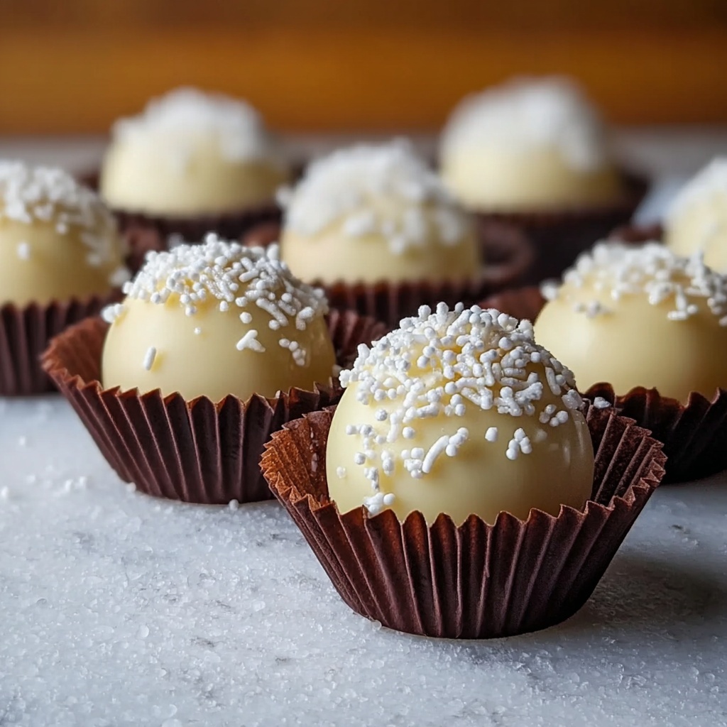 White Chocolate Brigadeiros Recipe - Recipe Image