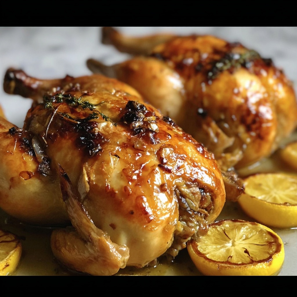 Honey Lemon Roast Chicken Recipe - Recipe Image