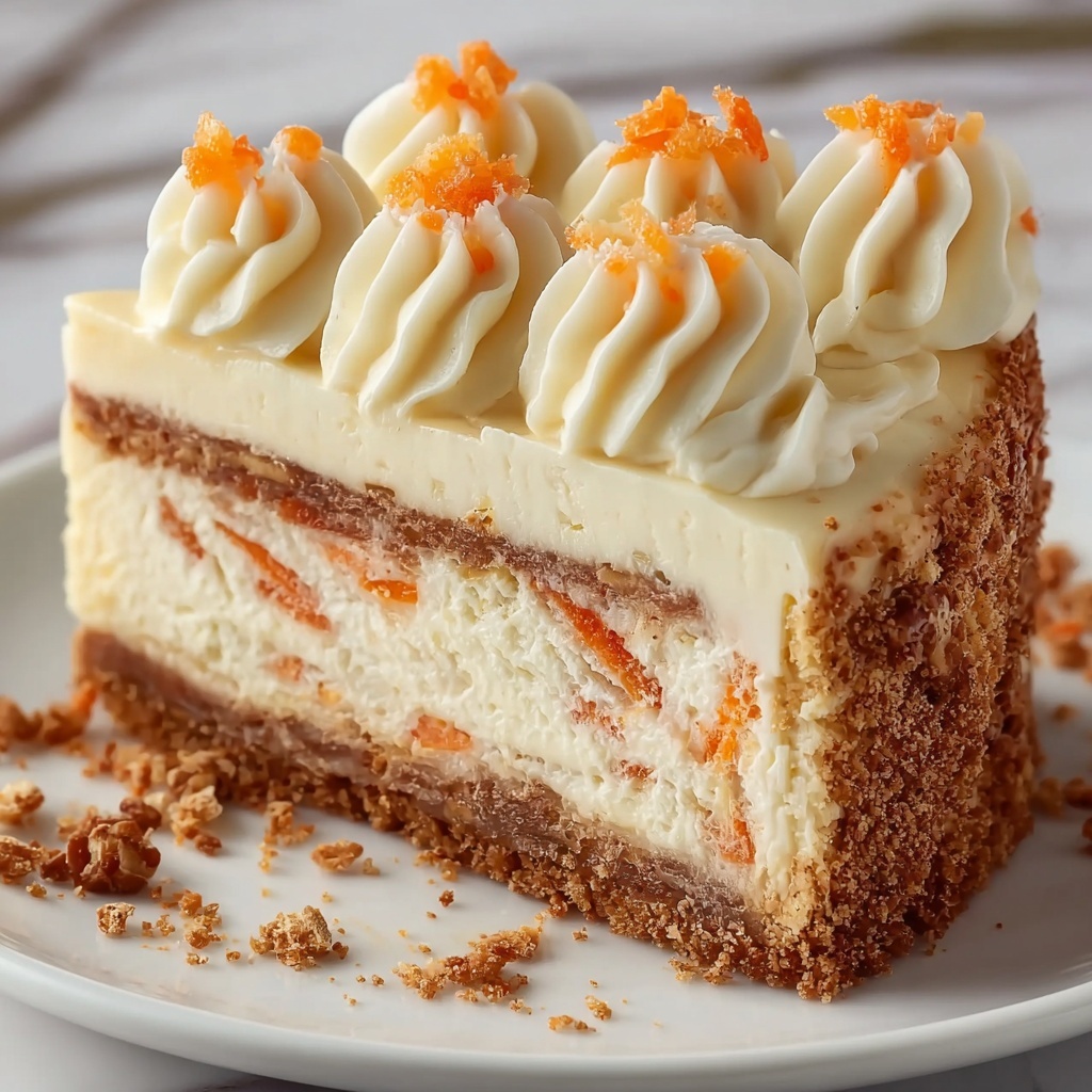 Carrot Cake Cheesecake Recipe - Recipe Image