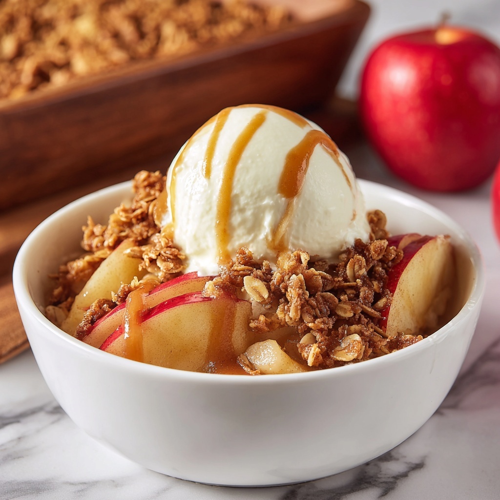 Apple Peanut Butter Crisp {Whole Wheat} Recipe - Recipe Image