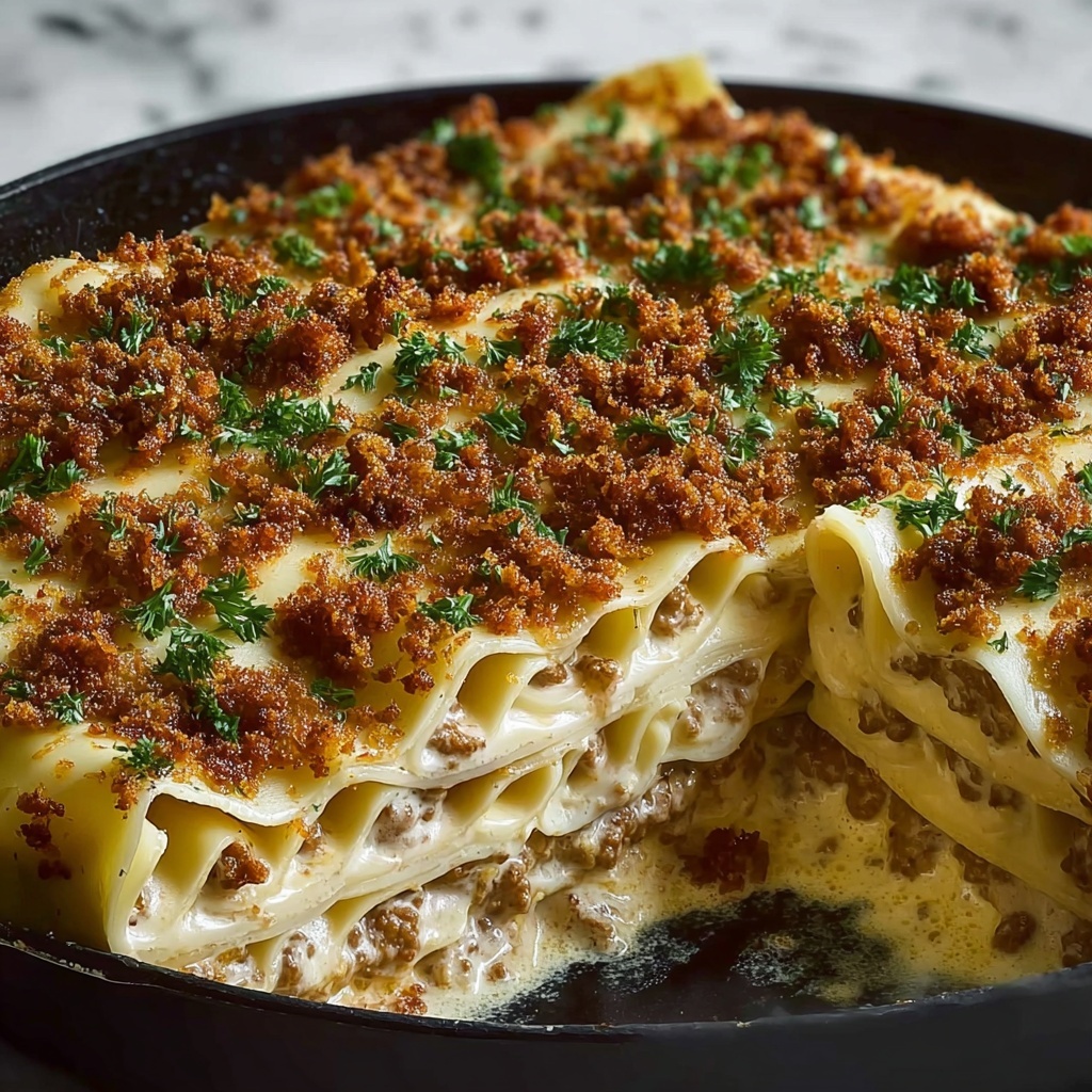 Smoky Skillet Lasagna with Crispy Lentils Recipe - Recipe Image