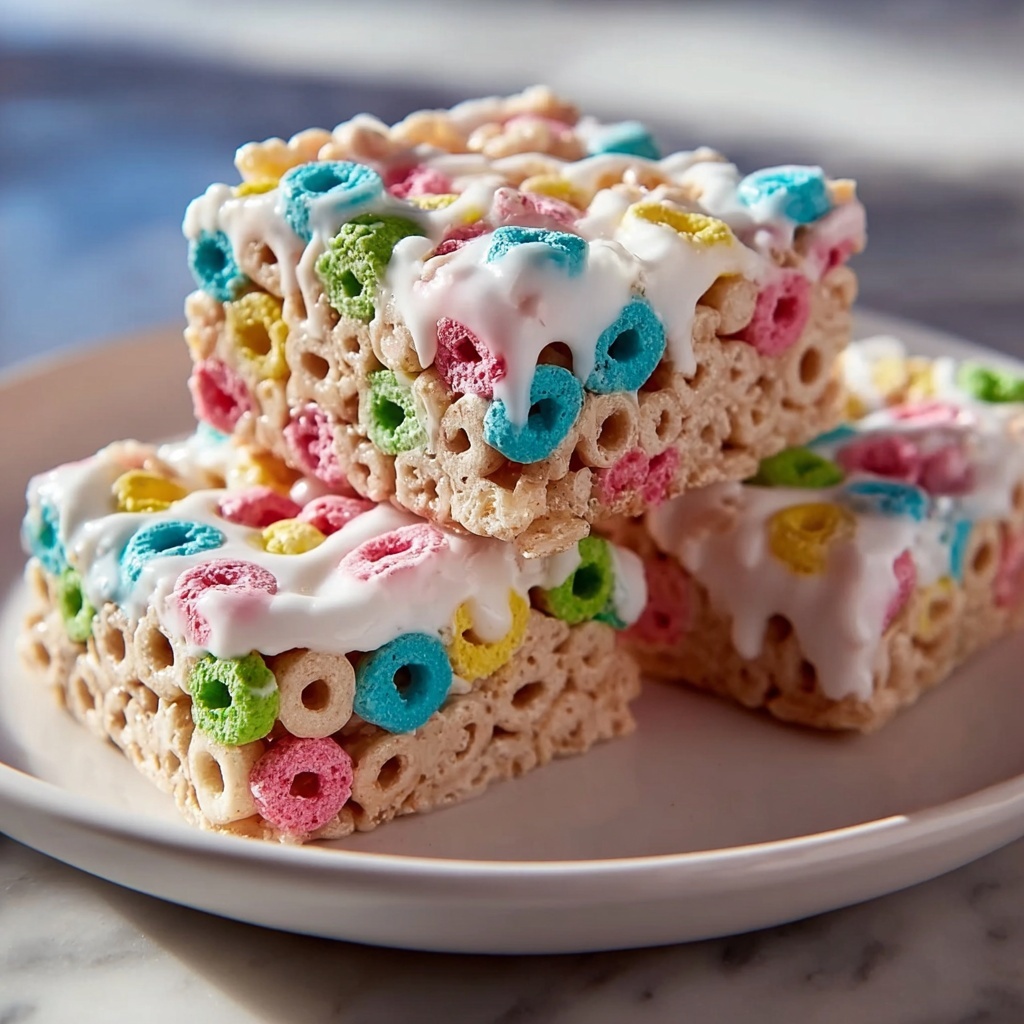 Lucky Charms Marshmallow Treats Recipe - Recipe Image