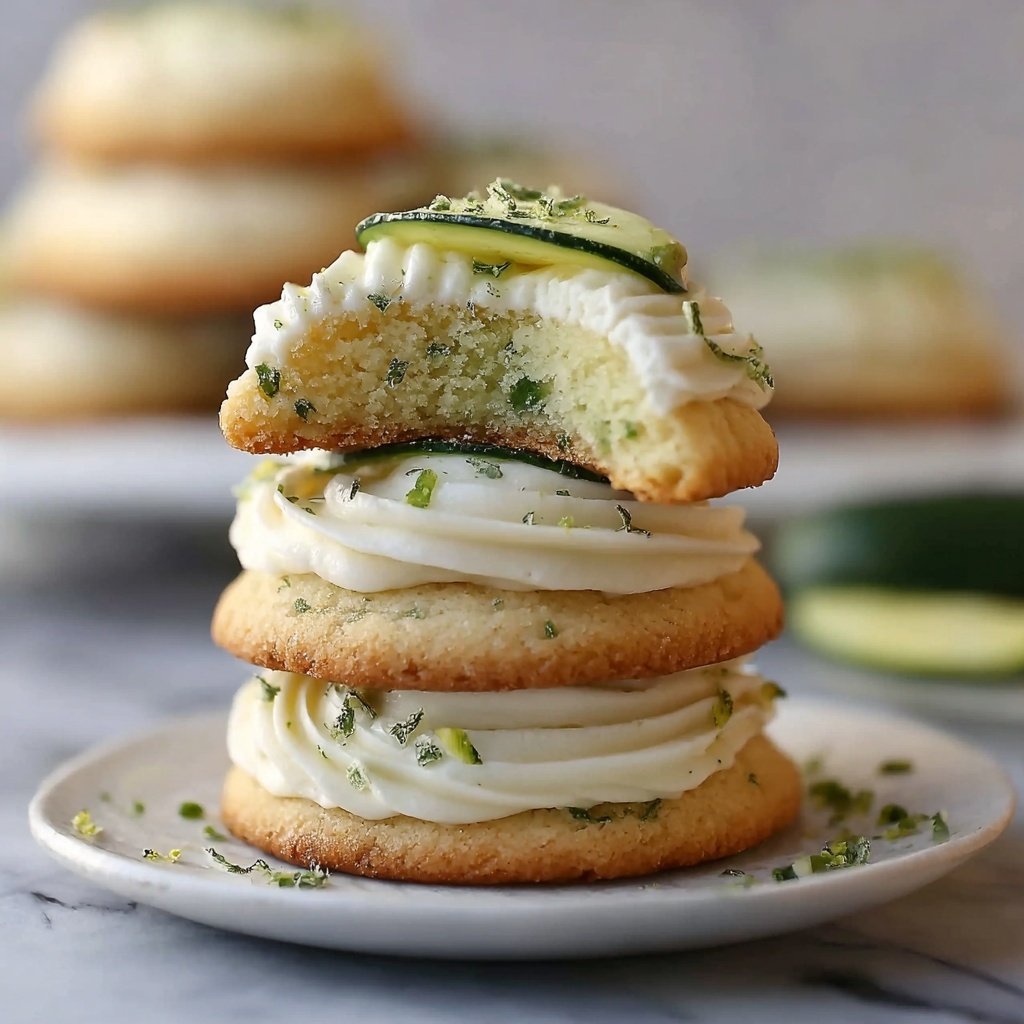 Zucchini Cookies with Cream Cheese Frosting Recipe - Recipe Image